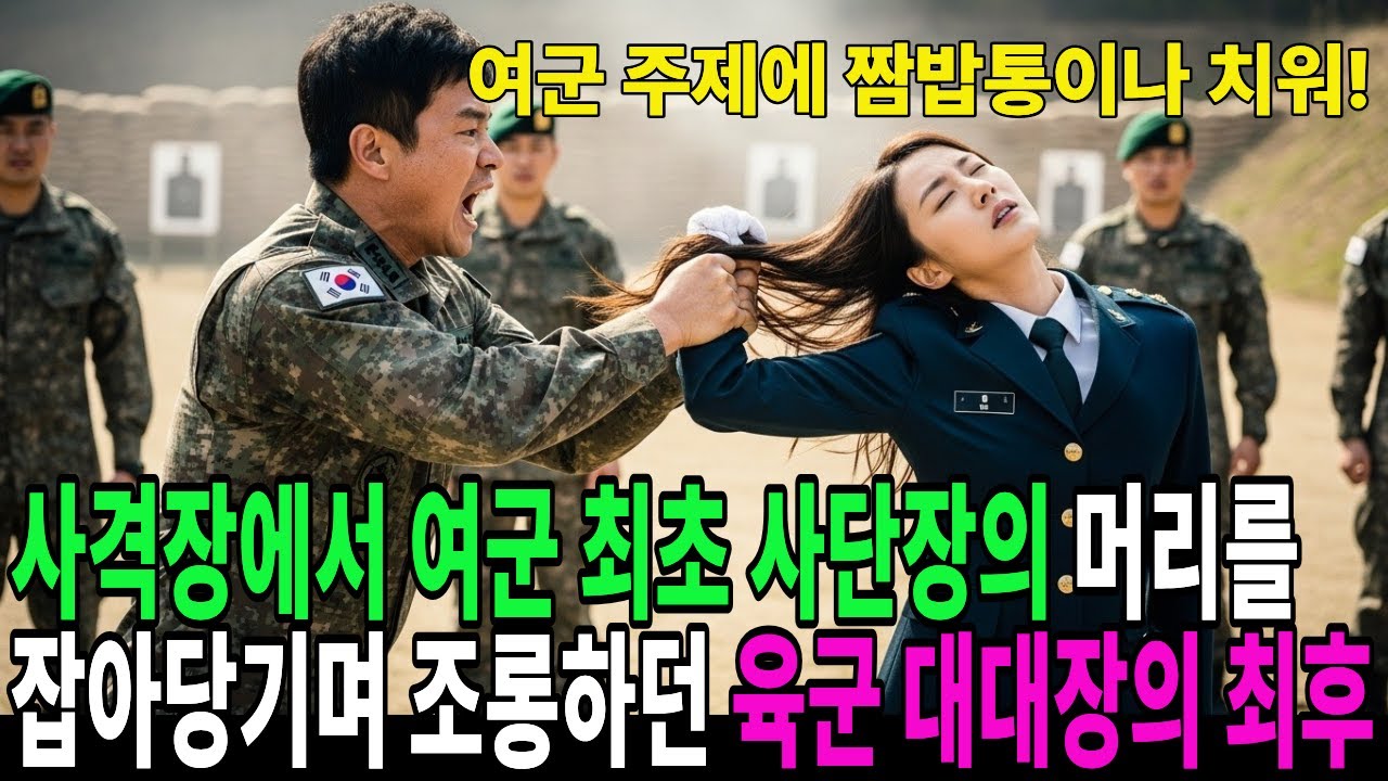 사격장에서 여군 최초 사단장의 머리를 잡아당기며 조롱하던 육군 대대장의 최후