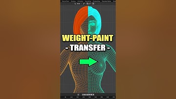 Blender: Character Weight-Paint TRANSFER (30-SECONDS)