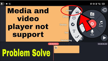 kinemaster media option note show problem।how to fix video layer not supported problem in kinemaster
