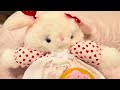 なまけもの？ハート柄のおてつだいひつじさん