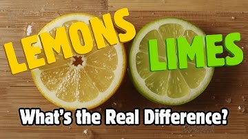 🍋 Lemons vs. Limes: What’s the Real Difference? 🍈