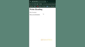 Bold, Italic And Underline in HTML #2