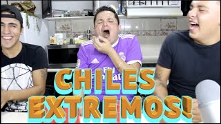 COMIENDO CHILE HABANERO SERRANO Y MORITA RETO EXTREMO!