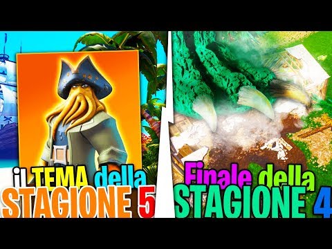 SCOPERTO IL TEMA DELLA STAGIONE 5 & FINALE STAGIONE 4 - Fortnite Battle Royale ITA