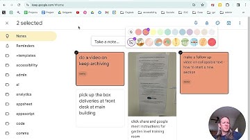 My Lazy Spot - Google Keep - Managing Keep Notes Chaos using Colors, Labels, Archive and Reminders