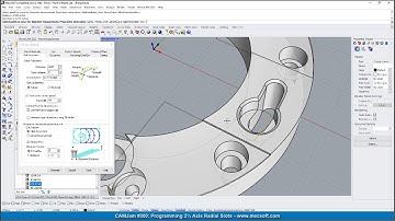 How to CAM program 2 Axis Radial Slots