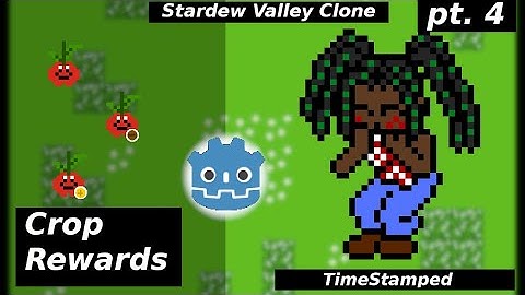 Godot 4 How to make a Stardew Valley clone (Crop rewards and timers)pt.4