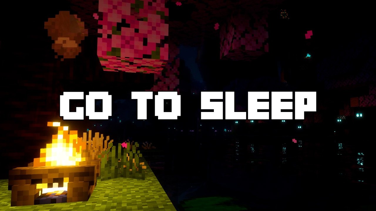 lay your worries to rest (minecraft music w/rain & thunder sounds)