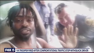 Virginia state trooper off force after traffic stop viral video | FOX 5 DC