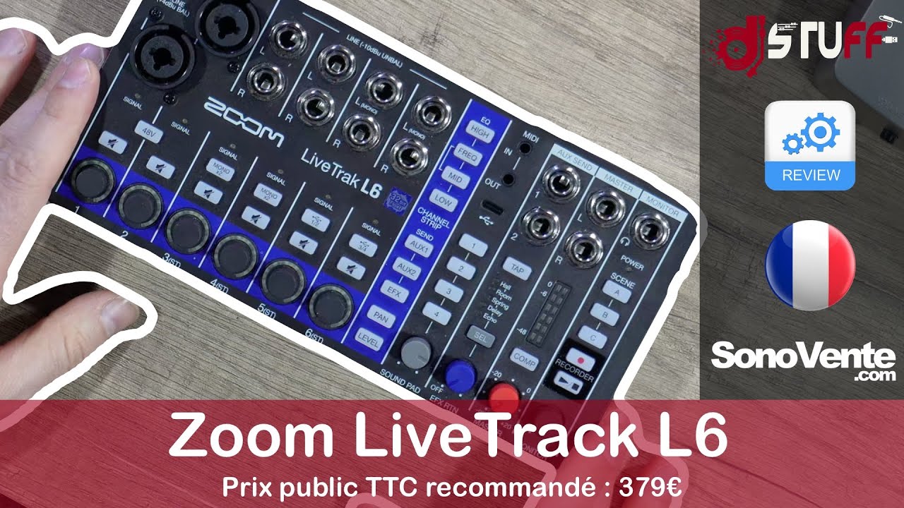 Zoom LiveTrack L6 tellement compact et tellement de possibilités 🇫🇷