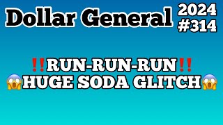 2024#314‼‼Dollar General couponig‍♀‍♂RUNRUN‼HUGE SODA GLITCHMust Watch