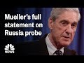 Live Coverage: Special Counsel Robert Mueller Speaks On Russia Investigation | NBC News
