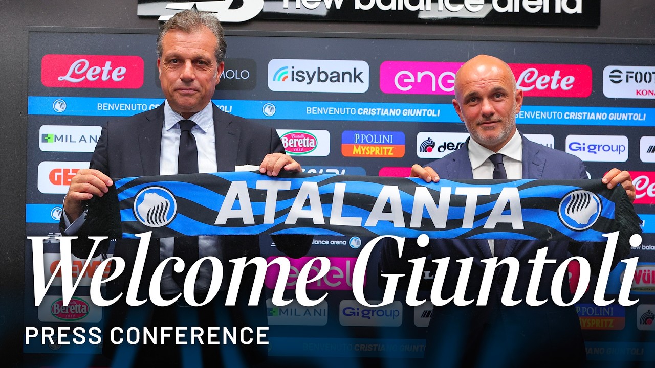 La conferenza stampa di presentazione del Direttore Sportivo Cristiano Giuntoli