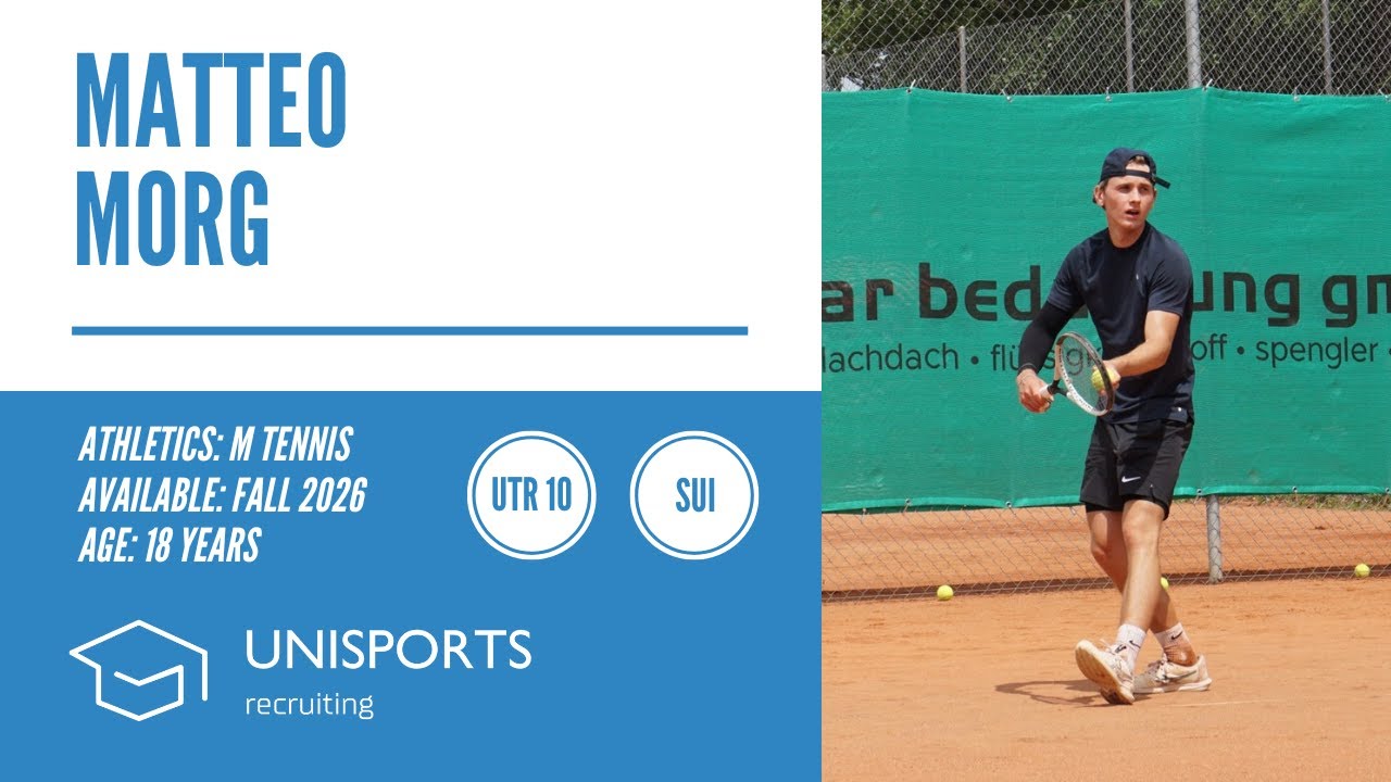 Matteo Morg - College Tennis Recruiting Fall 2026