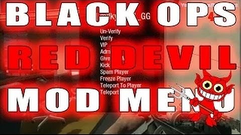 [BO1/PS3] Red Devil - Zombies RTM Menu - By: NickBeHaxing - Hosted By: JuliusModz