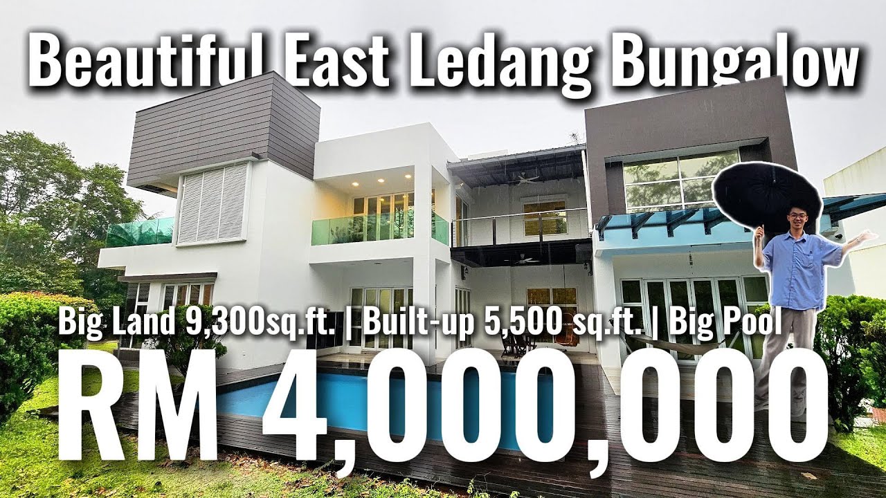 Luxury Super Beautiful Bungalow with Swimming Pool High Ceiling East Ledang