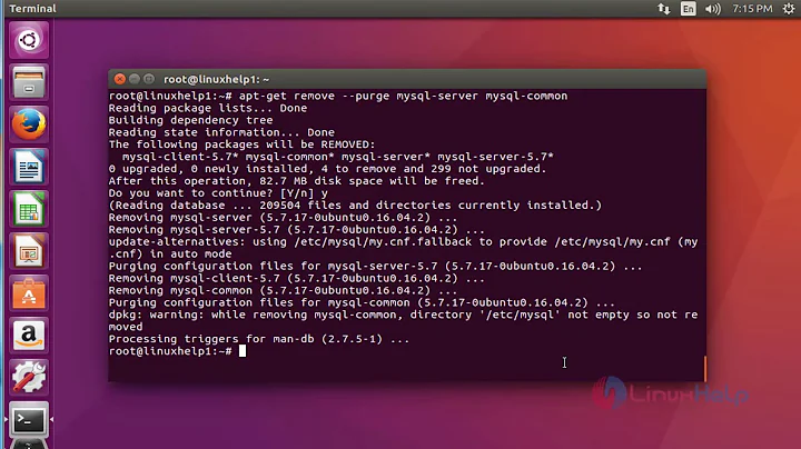 How to remove MySQL package completely on Ubuntu 16.04