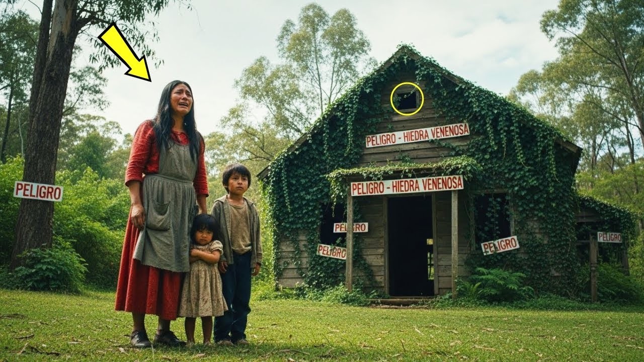 La Viuda Pobre Recibió Solo Una Casa Envuelta En Hiedra Venenosa — Pero El Secreto Que Un Antiguo