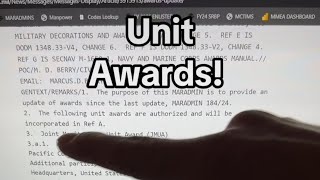 How to Get a Unit Award in the Marine Corps