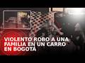 Así fue como criminales bajaron a punta de pistola a una familia de su carro para robárselo