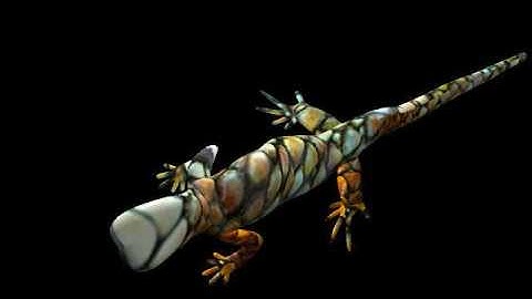 Reptile Mudbox with Maya