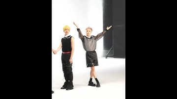 When jimin and other members were in photoshoot 😂🤣tae and suga checking each other