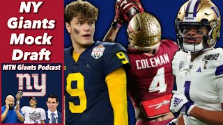 NY Giants 2024 Mock Draft