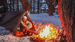 The Perfect Tarp Set up for Bushcraft Camping