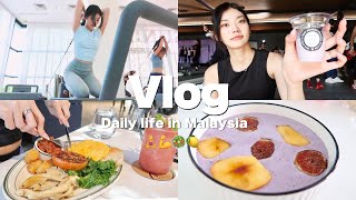 DAILY DIET VLOG IN MALAYSIA💛 What I eat in a day, Pilates, Gym workout, Yoga Vlog🧘‍♀️