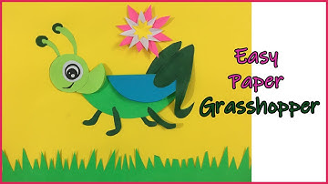 DIY Grasshopper || How To Make A #Paper #Grasshopper
