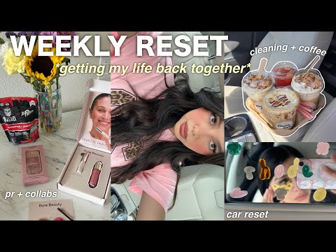 WEEKLY RESET 🐚✨🌺 *getting my life back together* 