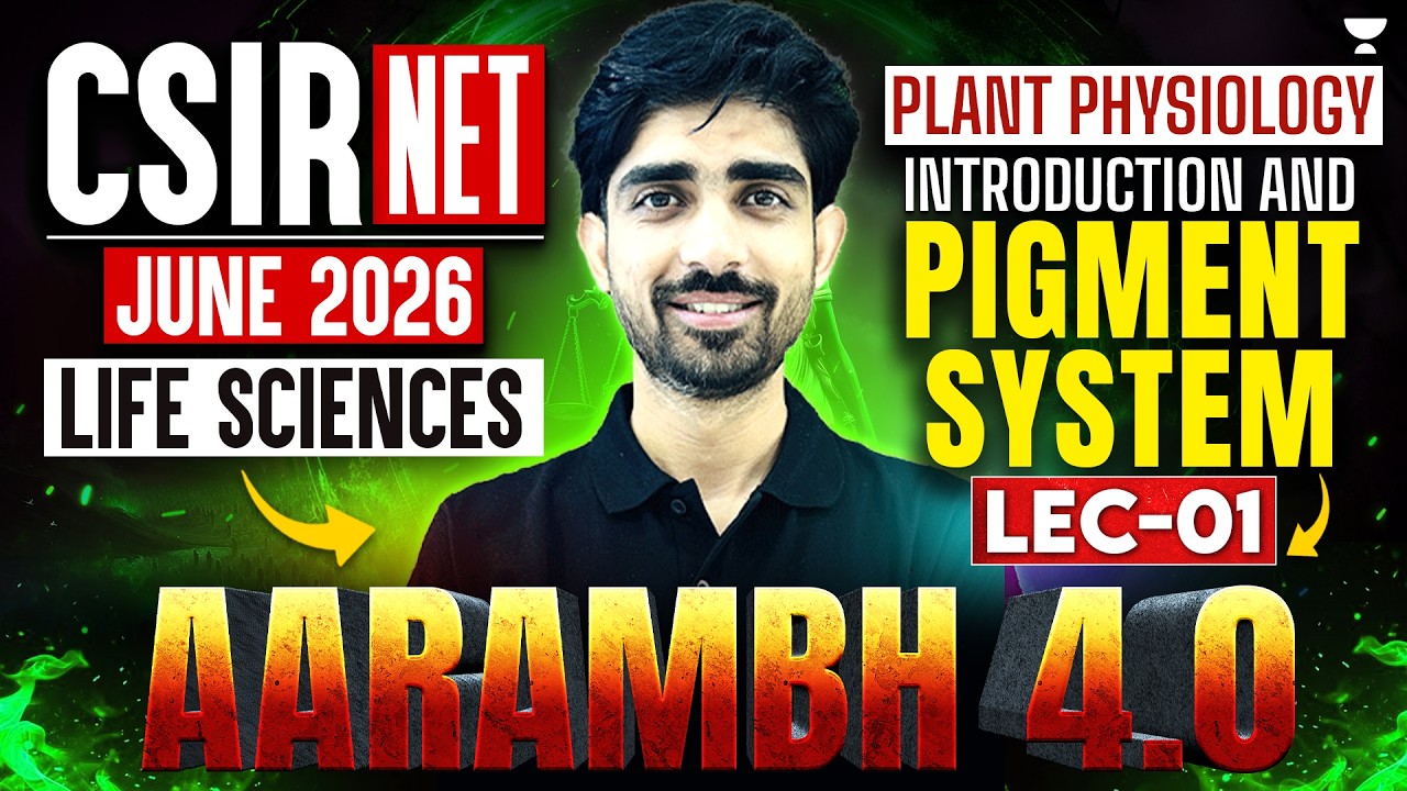 CSIR NET Life Sciences June 2026 | Plant Physiology CSIR NET ...