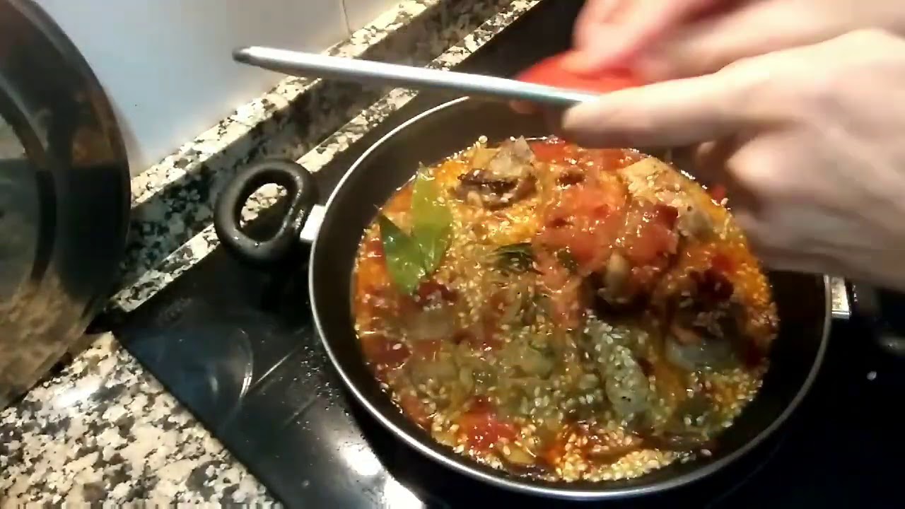 Paella de costillas y boletus #paellas