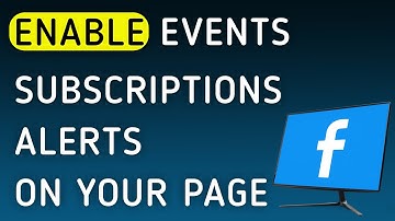 How To Enable Events Subscriptions Notifications On Your Page On Facebook App On PC (New Update)