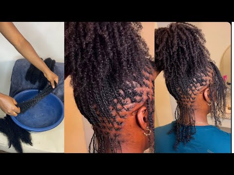 Synthetic kinky did this😱, synthetic kinky to look like human hair kinky