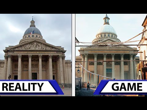 : Unity VS Reality | The beauty of Paris | RTX4080 Ultra Settings Graphics Comparison