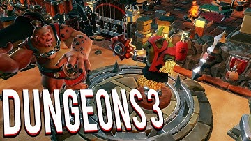 HEROES EVERYWHERE! CREATING GOBLIN TRAPS DUNGEONS 3 GAMEPLAY LETS PLAY