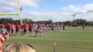 Chiefs OL-DL do 1-on-1 drills