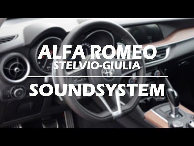 Alfa Romeo Stelvio-Giulia soundsystem/speakers class=