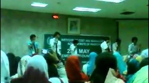 dance of PIRATES OF ICMAP LAHORE