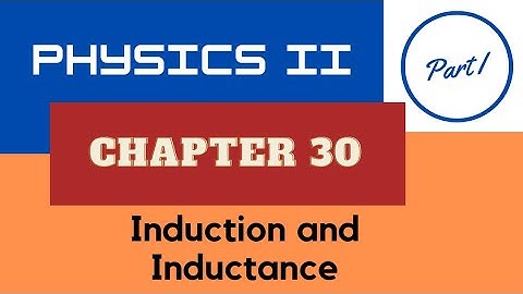 Physics II - Chap. 30 Induction and Inductance - Part I - Spring 2023