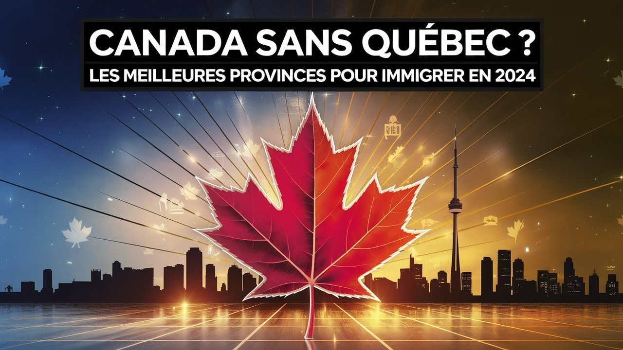 🚨 IMMIGRER 🇨🇦 : Le TOP 5 des Provinces pour RÉUSSIR en 2024 (Le VRAI ...