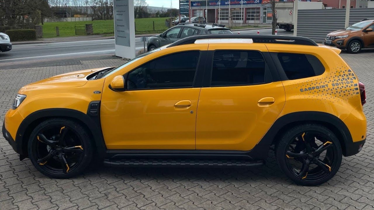 Dacia Duster 2023 Yellow by Carpoint Design. #daciaduster 