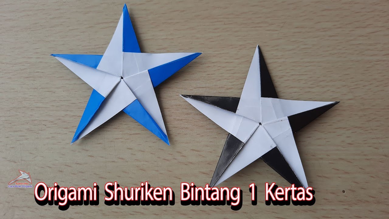 Origami Shuriken | How To Make Origami Shuriken 1 Paper - YouTube