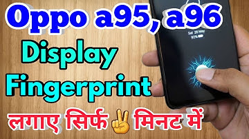oppo a95 display fingerprint lock | oppo a95 me display fingerprint lock kaise lagaye