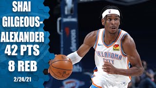 Shai Gilgeous-Alexander drops career-high 42 points vs. Spurs [FULL GAME HIGHLIGHTS] | NBA on ESPN