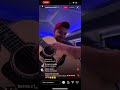 Pedro instagram live singing