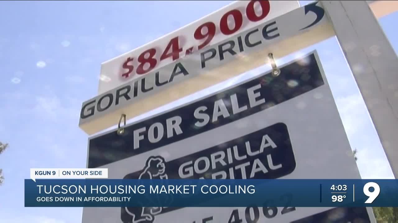 Tucson housing market cooling but goes down in affordability YouTube
