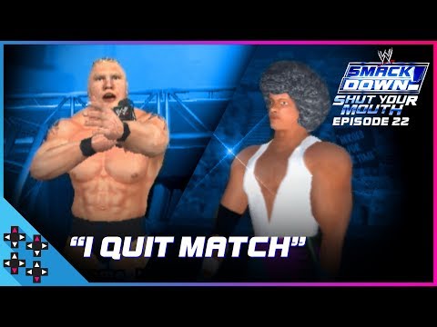 Will BROCK LESNAR say "I QUIT!"? - WWE SmackDown!: Shut Your Mouth! #22 - UpUpDownDown Plays