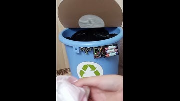 Smart dustbin - automative trash can made by BESTARORG #trashcan #shorts #automative #arduino
